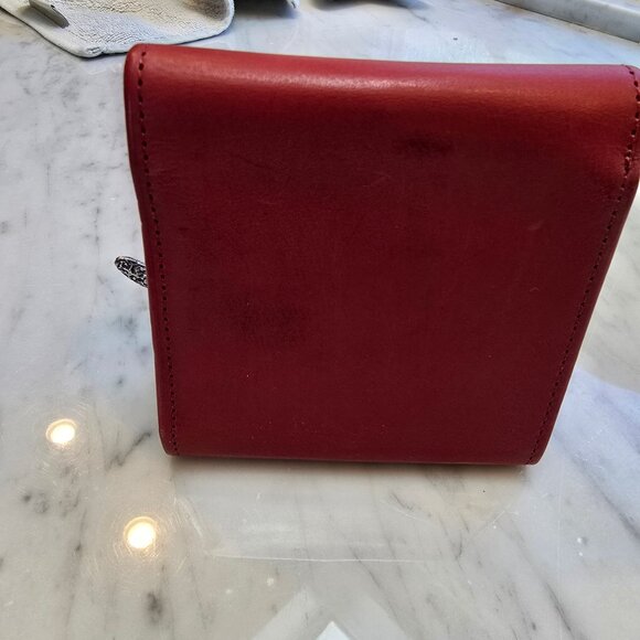 Vintage Coach Leather Compact NWT wallet with Kiss Lock Coin - Picture 2 of 9